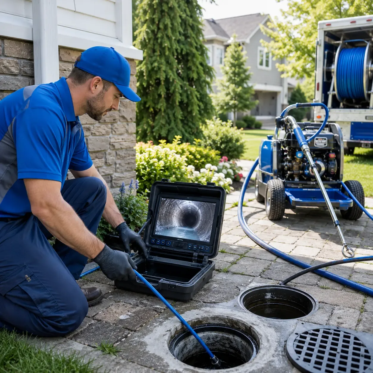 Outdoor drain cleaning professionals serving Woodbine, NJ